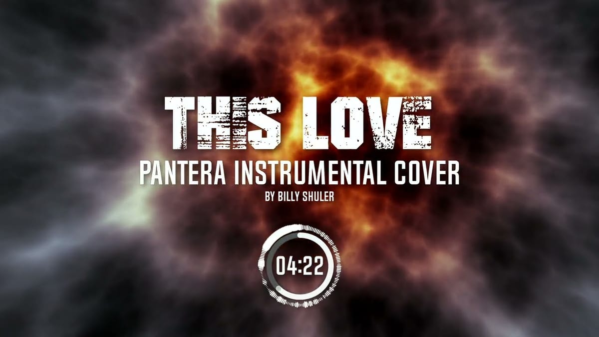 Pantera - This Love (Instrumental Cover)